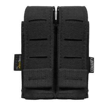 PORTA CARREGADOR DE PISTOLA DUPLO LASER CUT - PRETO