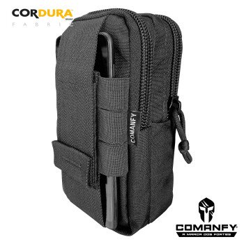 BOLSO COM PORTA CELULAR MULTI MISSÃO - PRETO BOLSO COM PORTA CELULAR MULTI MISSÃO - PRETO