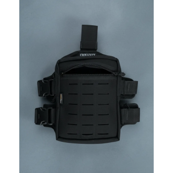 BORNAL DE PERNA COMANFY® TR02 LASER CUT - PRETO
