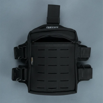 BORNAL DE PERNA COMANFY® TR02 LASER CUT - PRETO