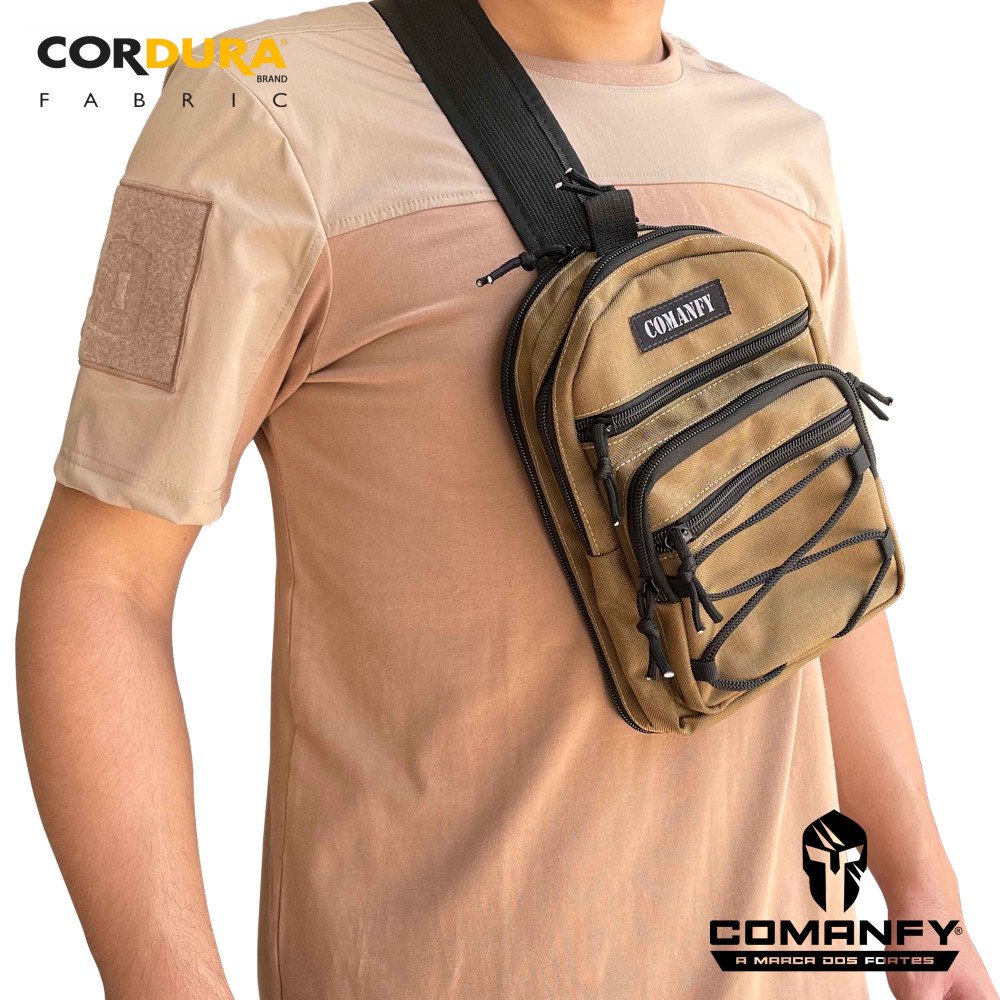 BOLSA TRANSVERSAL SAQUE RÁPIDO - COYOTE