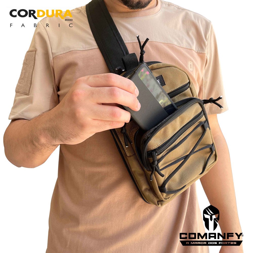 BOLSA TRANSVERSAL SAQUE RÁPIDO - COYOTE