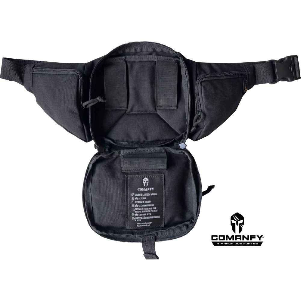 POCHETE DE CINTURA COMANFY C/ SAQUE RÁPIDO - PRETO POCHETE DE CINTURA COMANFY C/ SAQUE RÁPIDO - PRETO