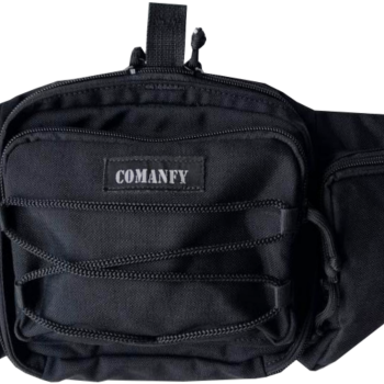 POCHETE DE CINTURA COMANFY C/ SAQUE RÁPIDO - PRETO