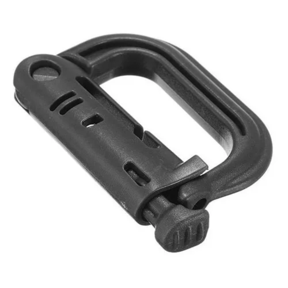 MOSQUETÃO EM POLÍMERO - PRETO MOSQUETÃO EM POLÍMERO - PRETO