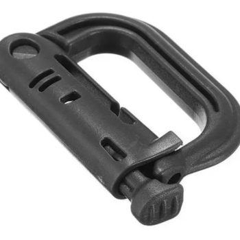 MOSQUETÃO EM POLÍMERO - PRETO MOSQUETÃO EM POLÍMERO - PRETO