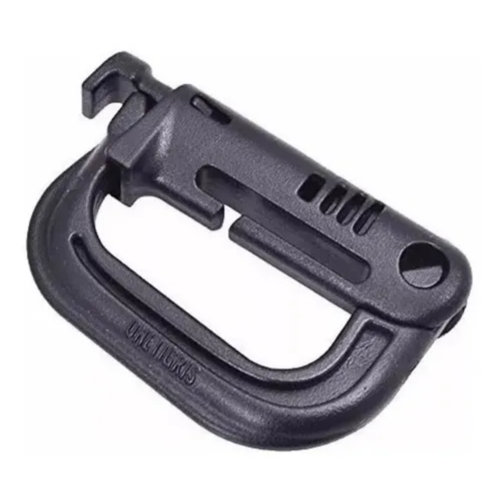 MOSQUETÃO EM POLÍMERO - PRETO MOSQUETÃO EM POLÍMERO - PRETO