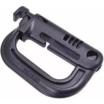 MOSQUETÃO EM POLÍMERO - PRETO